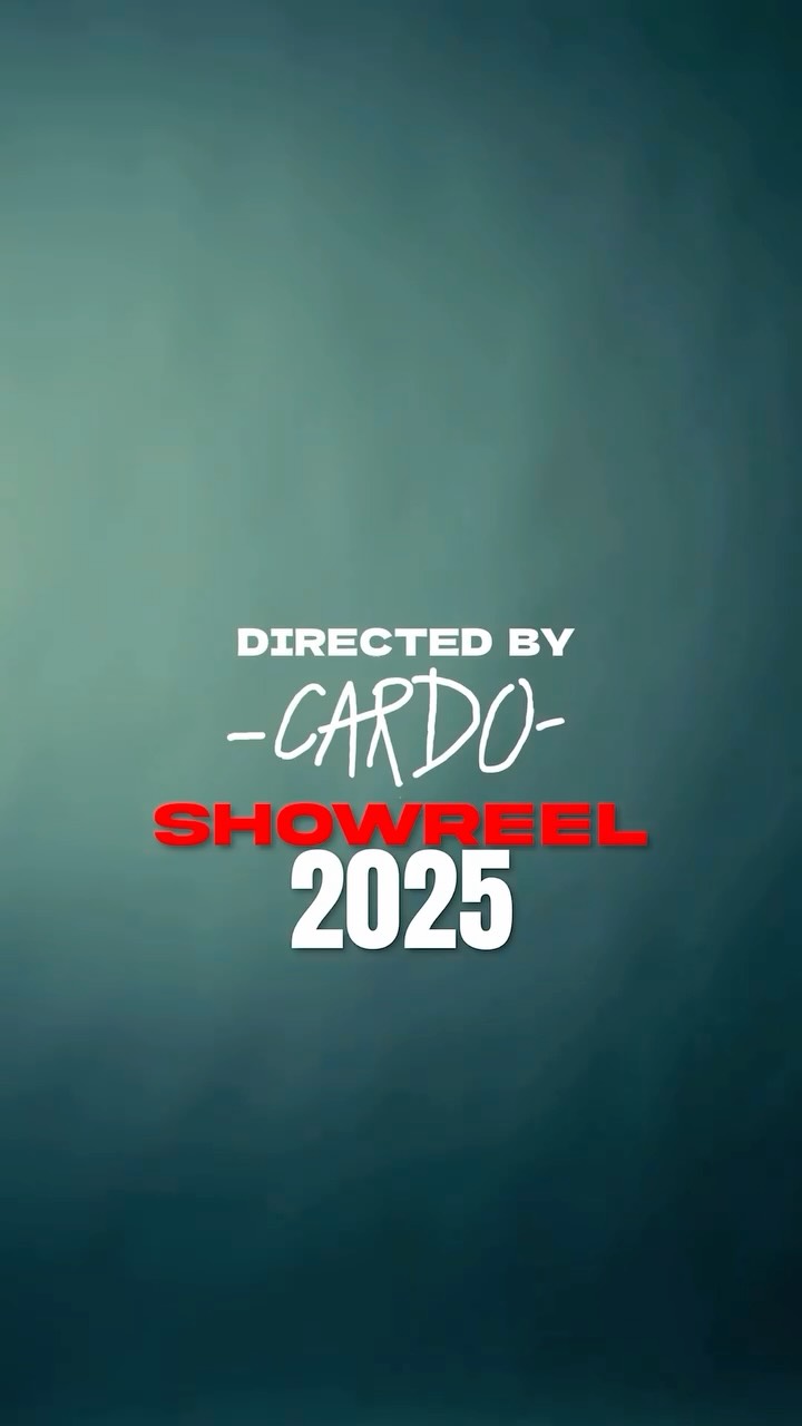 Copertina originale dello showreel 2025 di Cardo